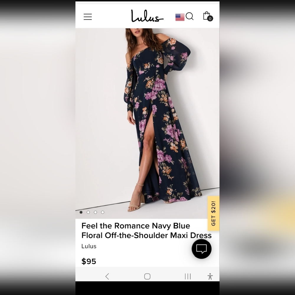 LULUS FLORAL DRESS